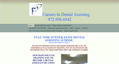 Desktop Screenshot of careersindentalassisting.com